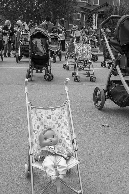 Mother's Day protest against the Russian invation of Ukraine