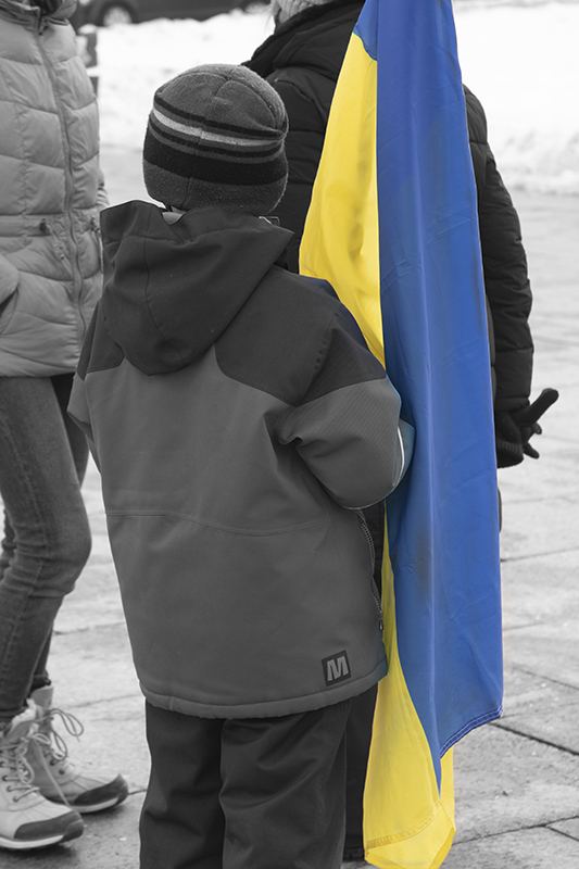 Protest against the Russian invation of Ukraine
